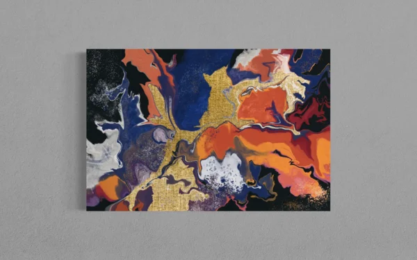 Abstract wall art alochol ink australia new zealand canvas prints