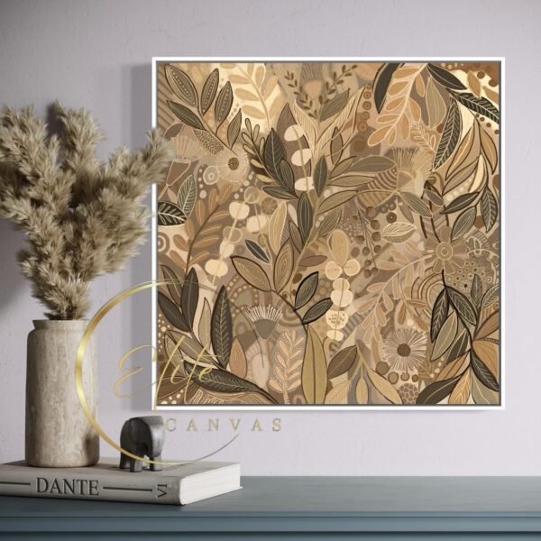 Modern Earthy Floral Wall Decor- Modern Beautiful wall art prints - Free Shipping Australia wide